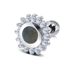 Laborite with CZ Ear Piercing TIP-2808